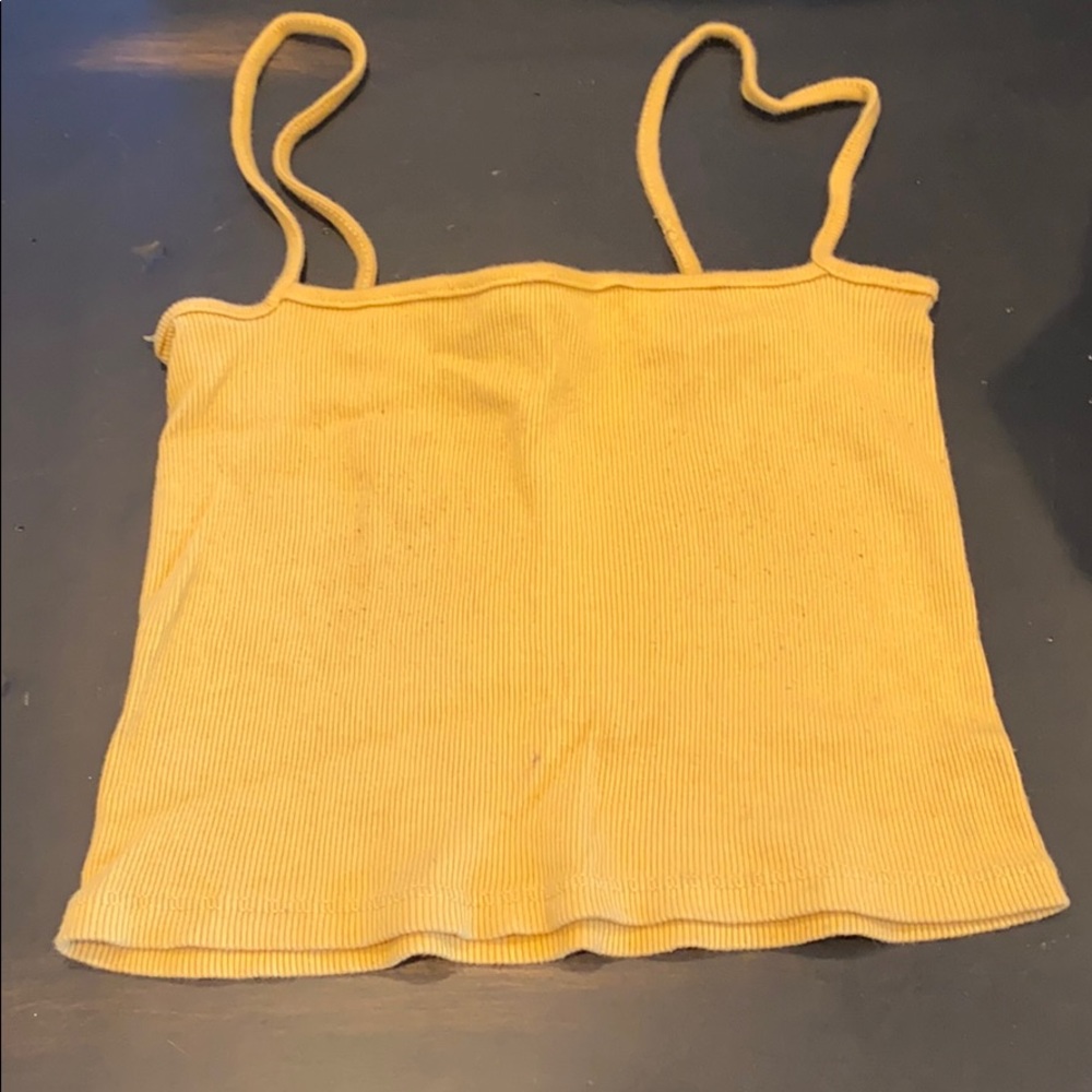 Mustard brandy Melville tank top